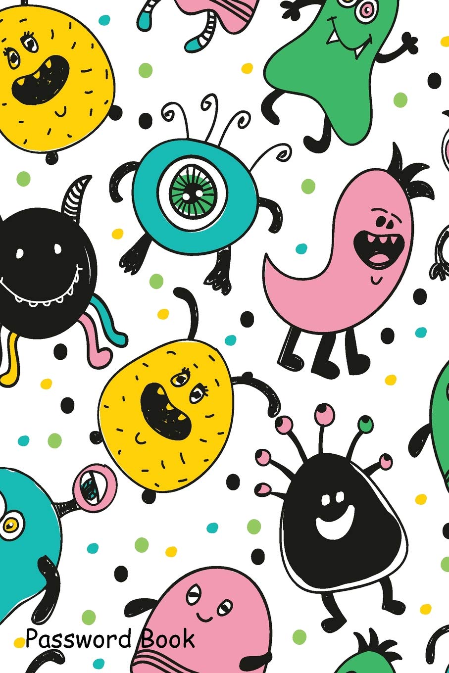 @ページ Password Book: Include Alphabetical Index With Funny Monster